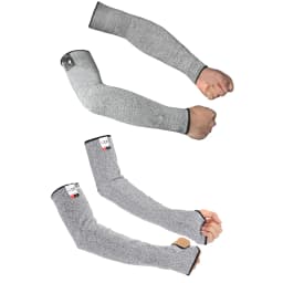 2PCS Safety Arm Sleeve Anti Cut Puncture Proof Guard Bracers Protector Work Arm Anti-cut Protective Safety Gloves