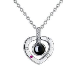 Customized Family Lover Pet Photo Projection Necklace Love Memory Choker Necklace Valentine's Day Mother's Day Gift Dropshipping