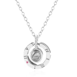Customized Family Lover Pet Photo Projection Necklace Love Memory Choker Necklace Valentine's Day Mother's Day Gift Dropshipping