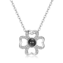 Customized Family Lover Pet Photo Projection Necklace Love Memory Choker Necklace Valentine's Day Mother's Day Gift Dropshipping