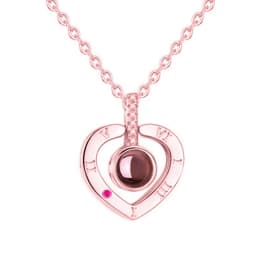 Customized Family Lover Pet Photo Projection Necklace Love Memory Choker Necklace Valentine's Day Mother's Day Gift Dropshipping