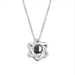 Customized Family Lover Pet Photo Projection Necklace Love Memory Choker Necklace Valentine's Day Mother's Day Gift Dropshipping