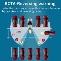 Driintel 79GHz77GHz RCTA AOA Millimeter Wave Radar Blind Spot Detection System BSD BSM BSA Microwave Radar Blind Spot Monitoring