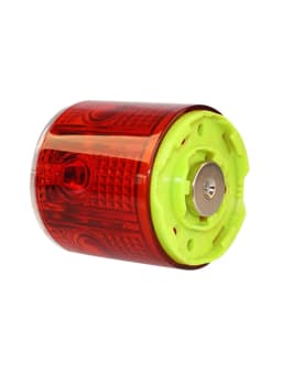 Solar Warning Light ILED Ceiling Crane Construction Road Night Block Roof Light Magnet Car Brake Warning Light Red Bearable