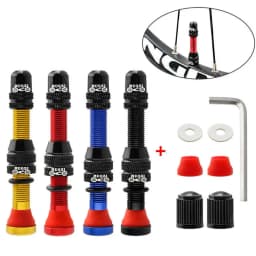 60mm Schrader Valve Core Mountain Road Bike Replacement Tubeless Core Schrader Valve Tubeless Tyre Valve Accessories