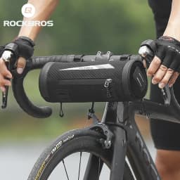 ROCKBROS Bicycle Bag Large Capacity Backpack MTB Road Cycling Frame Tube Bag Front Bicycle Portable Handlebar Pannier MTB Bag
