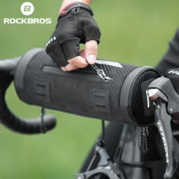 ROCKBROS Bicycle Bag Large Capacity Backpack MTB Road Cycling Frame Tube Bag Front Bicycle Portable Handlebar Pannier MTB Bag