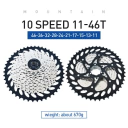 VG SPORTS 8 9 10 11 Speed Velocidade Mountain Bike Cassette bicycle Freewheel MTB Bike Cassette Sprocket 32T 36T 40T 42T 46T 50T
