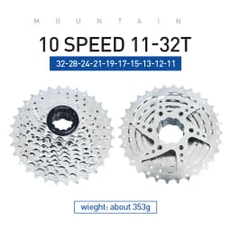 VG SPORTS 8 9 10 11 Speed Velocidade Mountain Bike Cassette bicycle Freewheel MTB Bike Cassette Sprocket 32T 36T 40T 42T 46T 50T
