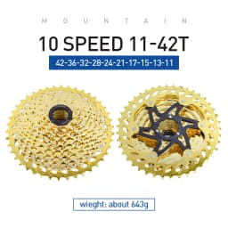 VG SPORTS 8 9 10 11 Speed Velocidade Mountain Bike Cassette bicycle Freewheel MTB Bike Cassette Sprocket 32T 36T 40T 42T 46T 50T
