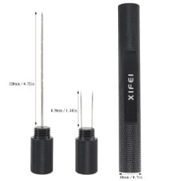 XIFEI 2 in 1 Cigar Draw Enhancer Needle Tool Cigar Punch & Holder Cigars Drill Accessories Gift For Men