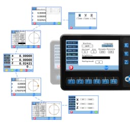 Ditron Dro 2/3 4 Axis Digital Readout Display Kit with Linear Scale Optical Glass Scale for Lathe Milling Machines