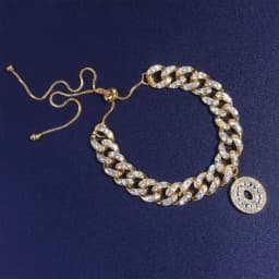 12mm DIY Layered Initial Cuban Link Chain Iced Out Anklets for Women Cuban Anklet Ankle Bracelet Stainless Steel Jewelry