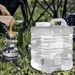 New 5L 7.5L 10L 15L 20L Outdoor Tableware Drink Pure Bucket PC Can Be Filled With Boiling Water Car Storage Bucket Transparent