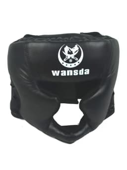 Boxing Headgear Professional Synthetic Leather MMA Protector Headgear Fighting Judo Kickboxing Head Guard Sparring Helmet