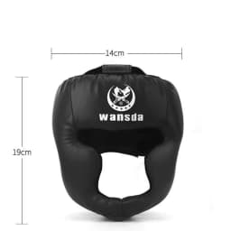 Boxing Headgear Professional Synthetic Leather MMA Protector Headgear Fighting Judo Kickboxing Head Guard Sparring Helmet