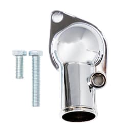 Water Neck Thermostat Housing 15 Degree For 1968-1986 Chevy 350 SBC BBC Chrome