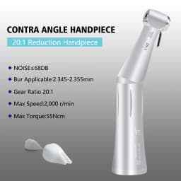 SALE! For NSK Style Dental Implant 20:1 Contra Angle Handpiece External Nozzle Double Water Push Button 2 Water Sprays Teeth