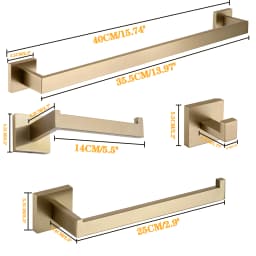Bathroom Hardware Set Bathroom Accessories Black Robe Hook Towel Rail Bar Rack Bar Shelf Tissue Paper Holder Toothbrush Holder