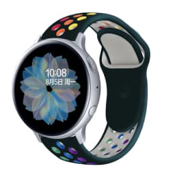 20/22mm band for Samsung Galaxy watch 4 6 classic/5/46mm/42mm/Active 2/3 Gear S3 Silicone bracelet Huawei watch GT/2/3/Pro strap