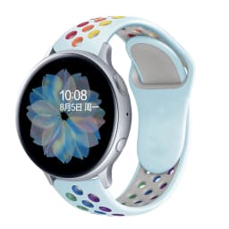 20/22mm band for Samsung Galaxy watch 4 6 classic/5/46mm/42mm/Active 2/3 Gear S3 Silicone bracelet Huawei watch GT/2/3/Pro strap