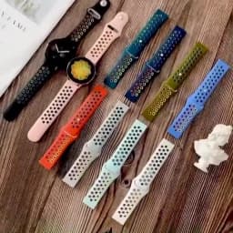 20/22mm band for Samsung Galaxy watch 4 6 classic/5/46mm/42mm/Active 2/3 Gear S3 Silicone bracelet Huawei watch GT/2/3/Pro strap