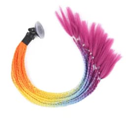 60cm Motorcycle Helmet Dreadlocks Helmet Dirty Braid Motorcycle Ponytail Helmet Hair For Bike Motorcycle Helmet Decoration