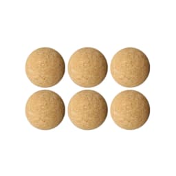 1Pcs/6pcs/12pcs 36mm Cork Solid Wood Foosball Table Soccer Ball Football Baby Foot Fussball Desktop Table Soccer