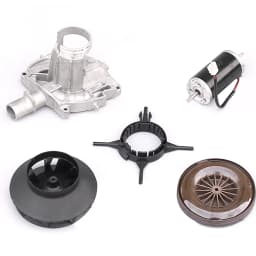 Blower motor for parking heater 2KW 5KW 12V 24V large blade assembly combustion air fan for Eberspacher D4 Air Diesel truck auto