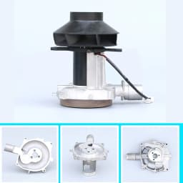 Blower motor for parking heater 2KW 5KW 12V 24V large blade assembly combustion air fan for Eberspacher D4 Air Diesel truck auto