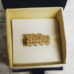 New Personality Hip Hop 3D Custom Name Ring with Hearts Women Customized Letter Ring Gold Fashion Punk Ring Christmas Gift