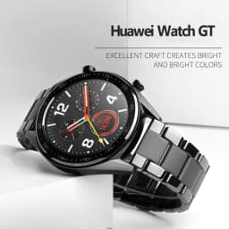 Ceramic band for Huawei watch GT 2 pro/3 pro/GT2e 46 strap Samsung Galaxy 46mm/Gear S3/S4 Frontier 22mm bracelet amazfit GTR4 3