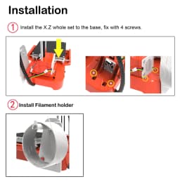 K7 Supper Mini Desktop Small 3D Printer 10*10*10cm No Heated Bed One-Key Printing with TF Card 3D Printe Machine Gift EasyThreed