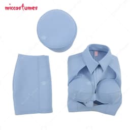 Miccostumes Adult Women Vintage Airline Stewardess Halloween Costume For Retro Party