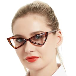 OCCI CHIAR Cat Eye Reading Glasses Women Lightweight Cute Readers Hyperopia Eyeglasses Frames Fashion Magnifying Eyewear 1 1.5 2