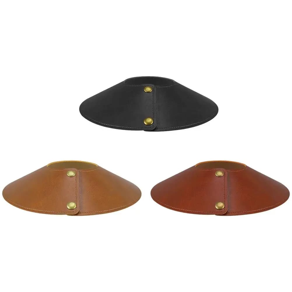 HOT Outdoor Tent Lamp Leather Lampshade Camping Barbecue Leather Lampshade Korean Picnic Decoration Lampshade Tent Lampshade