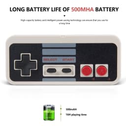 2.4 GHz Wireless Controller for NES Games Retro USB PC Classic Joystick for Windows PC MAC Linux Genesis Raspberry Pi Retropie