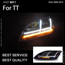 AKD Car Styling Head Lamp for Audi TT Headlights 2006-2012 TT Headlight LED DRL Signal Lamp Hid Bi Xenon Automotive Accessories