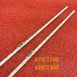 LED Backlight Strip(2) for Samsung UE43NU7192U UE43RU7092 UN43NU7100 UE43NU7100 UE43NU7120 UE43NU7170 UN43RU7400G BN61-15482A
