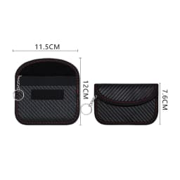 Car Fob Signal Blocker Faraday Bag Signal Blocking Bag Signal Blocking Bag Shielding Pouch Wallet Case For I D Card/Car Key