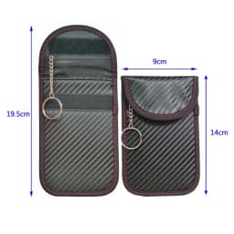 Car Fob Signal Blocker Faraday Bag Signal Blocking Bag Signal Blocking Bag Shielding Pouch Wallet Case For I D Card/Car Key