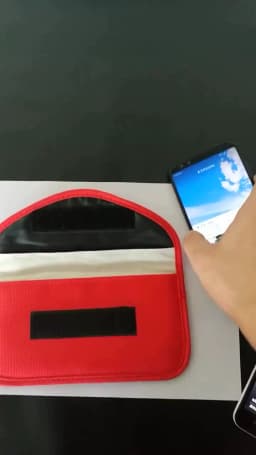Car Fob Signal Blocker Faraday Bag Signal Blocking Bag Signal Blocking Bag Shielding Pouch Wallet Case For I D Card/Car Key