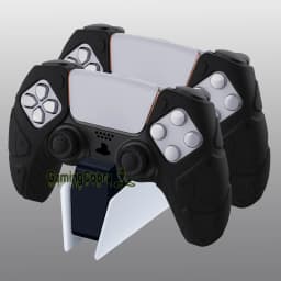 PlayVital Protective Cover for ps5 Controller, Soft Silicone Case Grips Rubber Skins W/Thumbstick Caps
