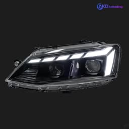 AKD Car Styling for Jetta mk6 Headlights 2011-2019 RS5 Design LED Headlight Projector Lens Dynamic Signal DRL Auto Accessories