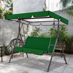150CM 3 Seater Garden Swing Cushion 5 Colors Waterproof Dustproof Chair Replacement Canopy Spare Fabric Cover Dust Covers