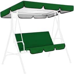 150CM 3 Seater Garden Swing Cushion 5 Colors Waterproof Dustproof Chair Replacement Canopy Spare Fabric Cover Dust Covers