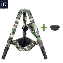 LT364CG Camouflage Carbon Fiber Tripod for Canon Nikon DSLR Camera Professional Birdwatching Heavy Duty Camera Stand 35kg load