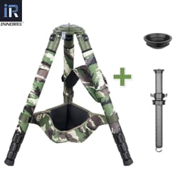 LT364CG Camouflage Carbon Fiber Tripod for Canon Nikon DSLR Camera Professional Birdwatching Heavy Duty Camera Stand 35kg load
