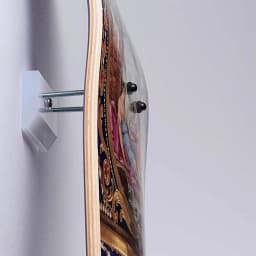 Skateboard Rack Wall Mount Indoor Acrylic Sliding Plate Bracket Display Holder For Longboard Skateboards Hardware Accessories
