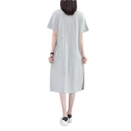 2021 New Arrival Spring and Summer Trendy Solid Short-sleeve Nursing Dress Short-sleeved D reastfeeding Dress Long Skirt